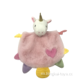 Toalla rosa unicornio bebe juguetes